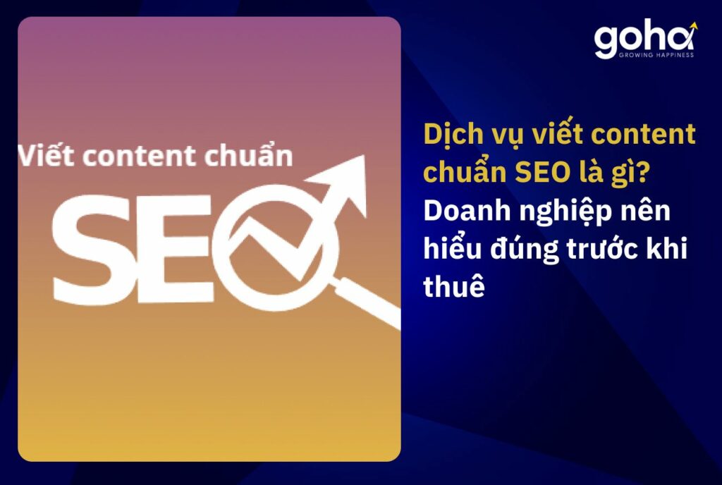 Dịch vụ viết content chuẩn SEO